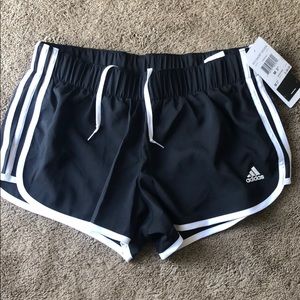 Black running shorts